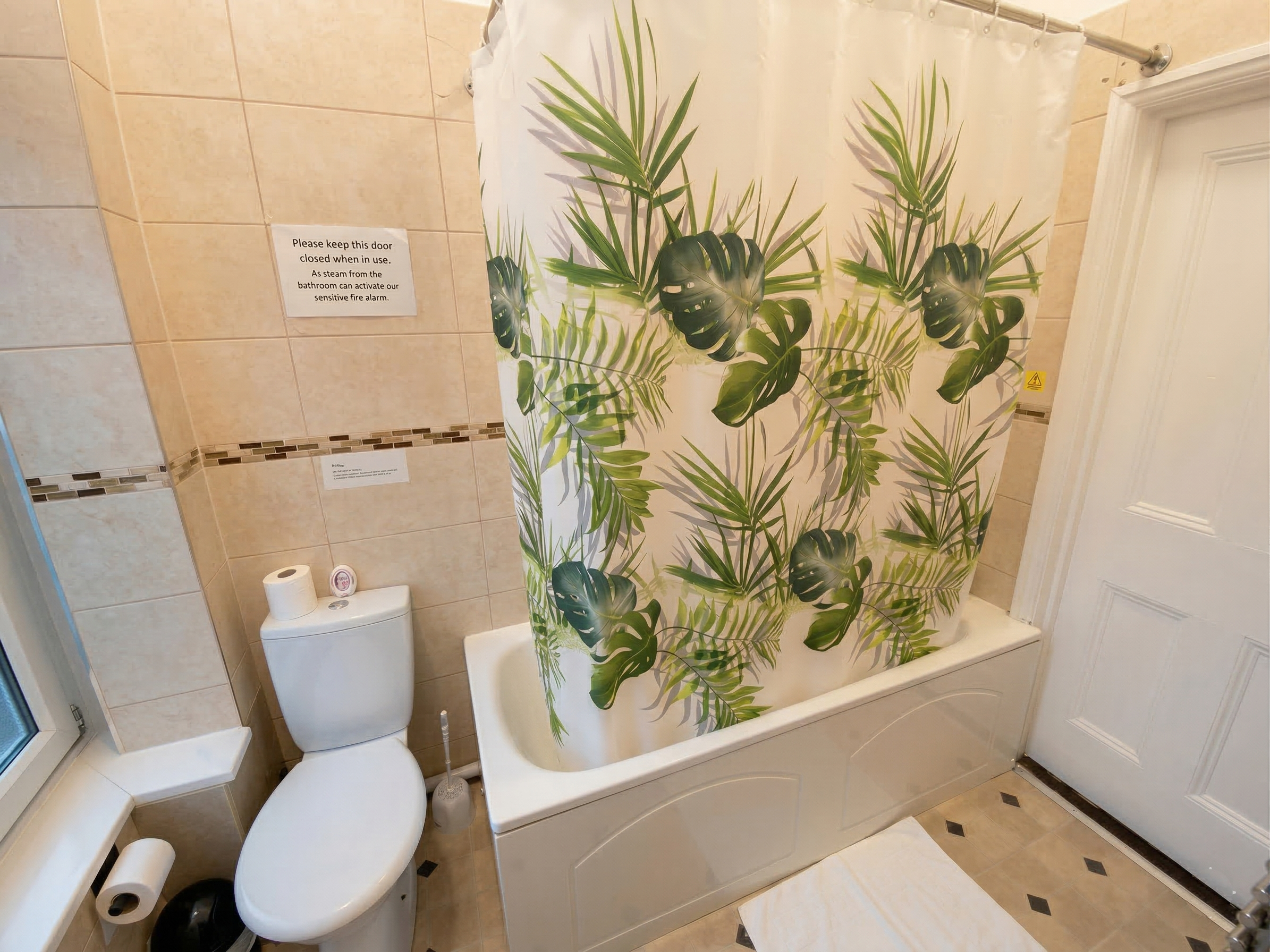 Family room bathroom